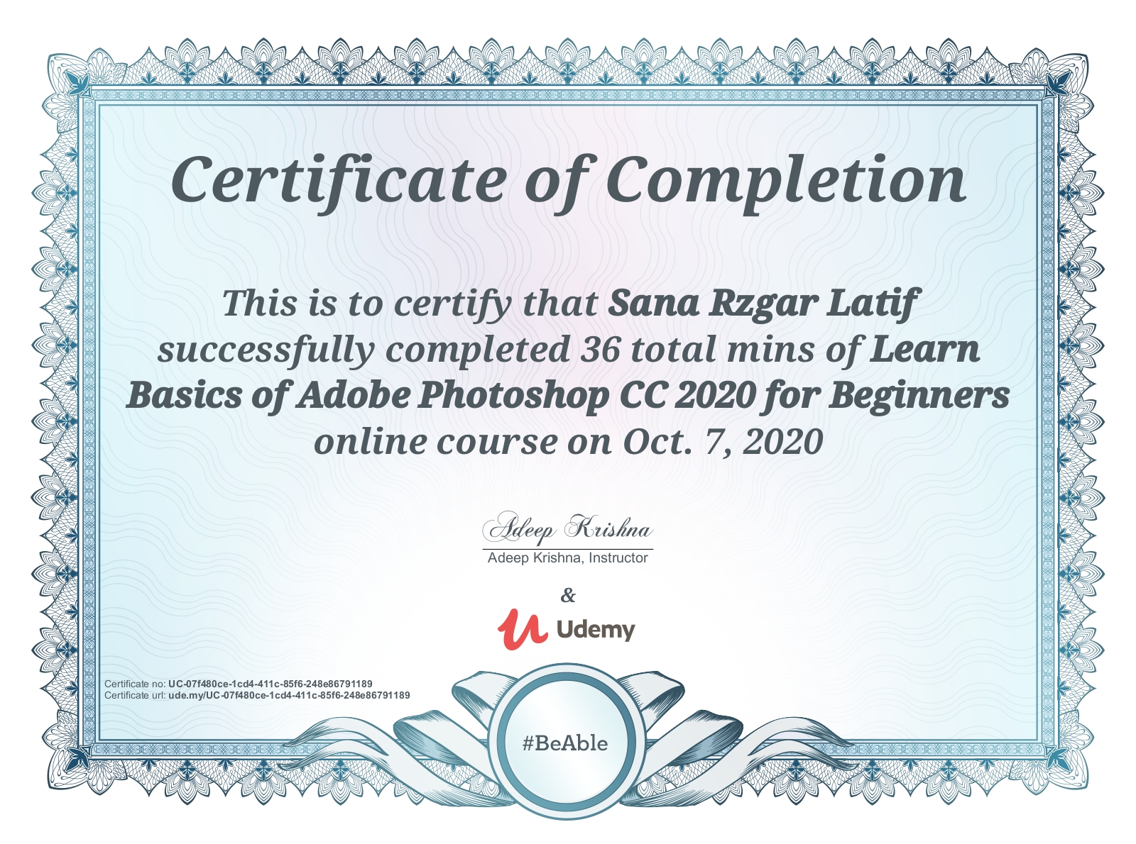 Adobe photoshop certification